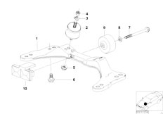 Z3 Z3 3.0i M54 Coupe / Automatic Transmission Gearbox Suspension