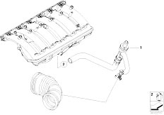E66 730Li M54 Sedan / Engine/  Vacuum Control Engine