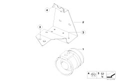 E67 745LiS N62 Sedan / Communication Systems Intercom Single Parts