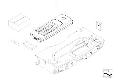 E65 745i N62 Sedan / Communication Systems/  Retrofit Kit Car Phone Cordless