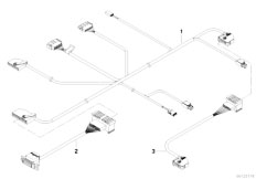 E53 X5 4.6is M62 SAV / Communication Systems Car Telephone Connection Cable