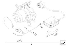 E46 318d M47N Touring / Lighting/  Install Set Additional Headlight Xenon