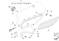 E46 M3 CSL S54 Coupe / Engine Intake Manifold Filter Element