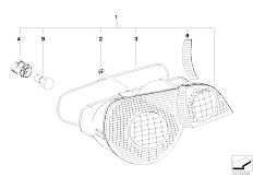 E85 Z4 2.0i N46 Roadster / Lighting/  Rear Light