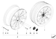E46 316ti N42 Compact / Wheels/  Bmw Alloy Wheel M Double Spoke 135