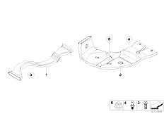 E38 730iL M60 Sedan / Heater And Air Conditioning/  Air Channel