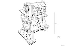 E30 316i M40 4 doors / Engine/  Short Engine