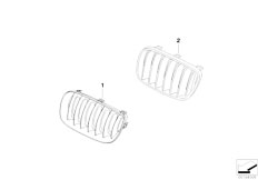 E83N X3 2.0d M47N2 SAV / Vehicle Trim/  Retrofit Trim Grille