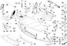 E61N M5 S85 Touring / Vehicle Trim/  Air Duct