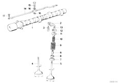 E30 318i M40 Cabrio / Engine/  Valve Timing Gear Cam Shaft