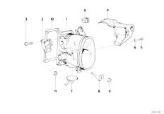 E30 318is M42 2 doors / Fuel Preparation System Throttle Housing Assembly