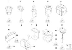 E88 120d N47 Cabrio / Vehicle Electrical System Various Switches