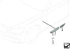 F02 730Ld N57 Sedan / Lighting/  Additional Turn Indicator Lamp