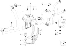 E65 760i N73 Sedan / Engine Emission Control Air Pump