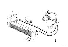 114 2002turbo M10 Sedan / Engine/  Oil Cooler Oil Cooling Pipe