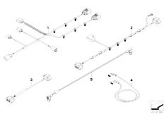 E70 X5 4.8i N62N SAV / Vehicle Electrical System/  Various Additional Wiring Sets