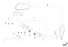 E71 X6 35iX N54 SAC / Exhaust System/  Exhaust Pipe Extension Chrome