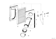 E12 520i M20 Sedan / Fuel Preparation System Suction Silencer Filter Cartridge-2