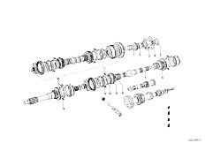 NK 2000C M10 Coupe / Manual Transmission/  Getrag 235 Gear Wheel Set Parts Rep Kits-2