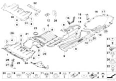 E71 X6 35iX N54 SAC / Vehicle Trim/  Underfloor Coating