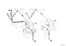 114 1600ti M10 Sedan / Brakes Brake Pipe Front Rear Mounting-2