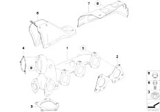 E88 123d N47S Cabrio / Engine Exhaust Manifold Agr