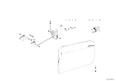 114 2000tii M10 Touring / Bodywork/  Front Door Control Door Lock-2