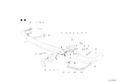 114 2002tii M10 Sedan / Vehicle Trim/  Bumper Front