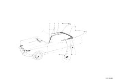 114 1600 M10 Cabrio / Vehicle Trim/  Mouldings-3