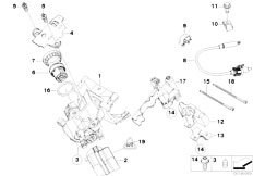 E53 X5 3.0d M57N SAV / Steering Steering Lock Ignition Switch