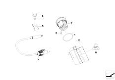 E83 X3 2.0i N46 SAV / Steering Steering Lock Ignition Switch