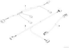 E61N 550i N62N Touring / Vehicle Electrical System/  Various Additional Wiring Sets-2