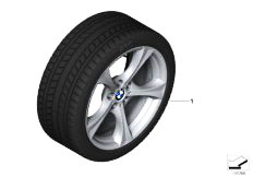 E89 Z4 30i N52N Roadster / Wheels/  Winter Wheel And Tyre Star Spoke 276
