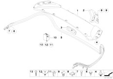 E93 320i N43 Cabrio / Vehicle Trim/  Trim Panel Trunk Lid