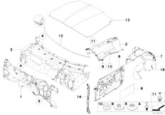 E85 Z4 2.5i N52 Roadster / Vehicle Trim Sound Insulation