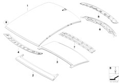 E63 630i N52 Coupe / Bodywork Roof