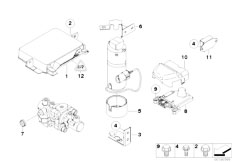 E38 740iL M62 Sedan / Brakes Control Unit Sensors Dsc