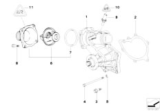 E39 540i M62 Touring / Engine/  Waterpump Thermostat