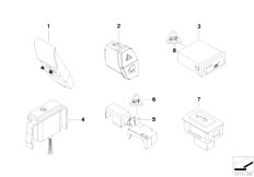 E70 X5 3.0d M57N2 SAV / Vehicle Electrical System/  Various Switches