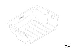 E83N X3 2.0d M47N2 SAV / Vehicle Trim/  Luggage Compartment Pan