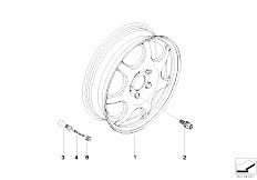 E53 X5 3.0i M54 SAV / Wheels Emergency Wheel Light Alloy