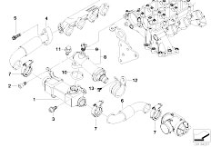 E46 318d M47N Sedan / Engine Emission Reduction Cooling