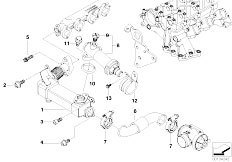 E83 X3 2.0d M47N2 SAV / Engine/  Emission Reduction Cooling