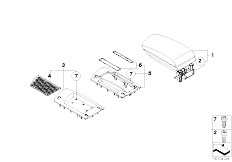 E83N X3 2.0d M47N2 SAV / Vehicle Trim/  Armrest Centre Console High