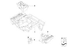 E83N X3 2.0d M47N2 SAV / Vehicle Trim/  Luggage Comp Indentation Trim Panel