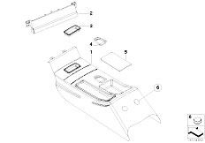 E46 M3 CSL S54 Coupe / Vehicle Trim/  Centre Console