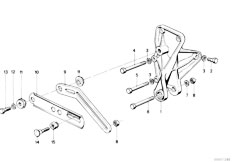 E21 318i M10 Sedan / Engine Electrical System/  Alternatormounting Parts