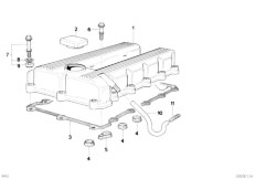 E30 318is M42 2 doors / Engine/  Cylinder Head Cover