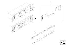 E53 X5 4.6is M62 SAV / Heater And Air Conditioning Automatic Air Conditioning Control