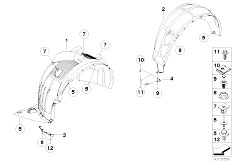 E83N X3 2.0d M47N2 SAV / Vehicle Trim/  Wheelarch Trim